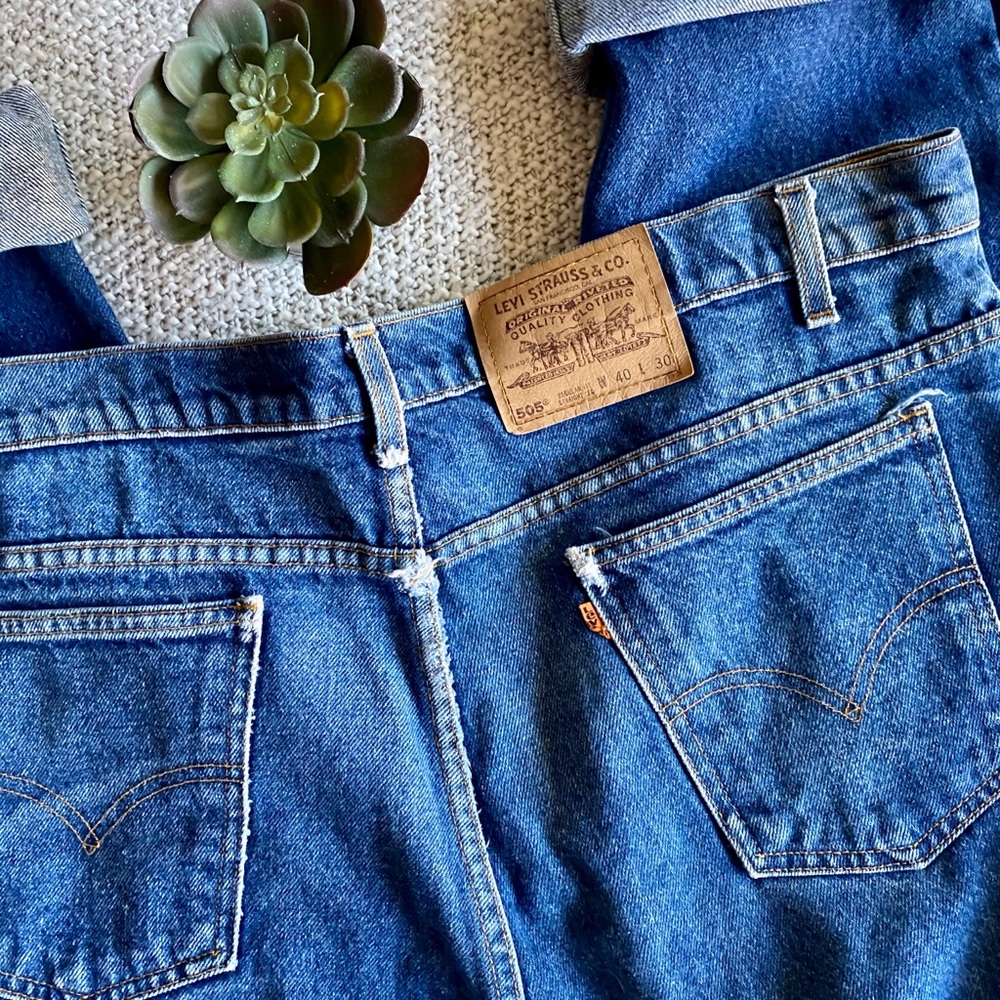 Vintage Levi’s 505 Orange Tab Jeans